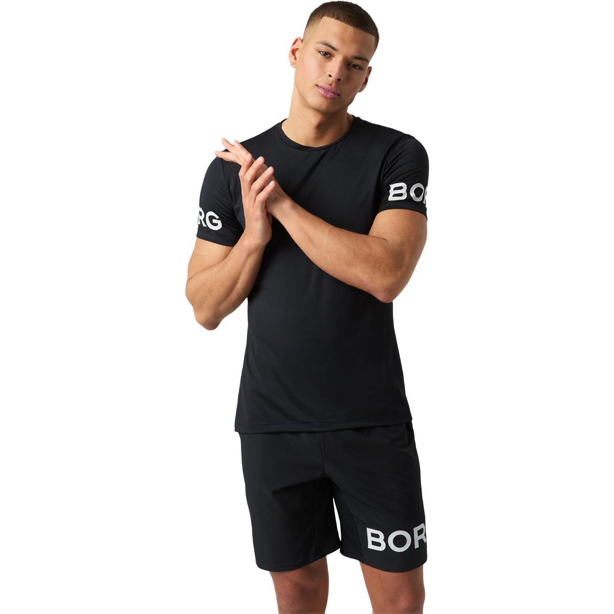 Björn Borg Borg Trenings T-skjorte Herre BLACK BEAUTY
