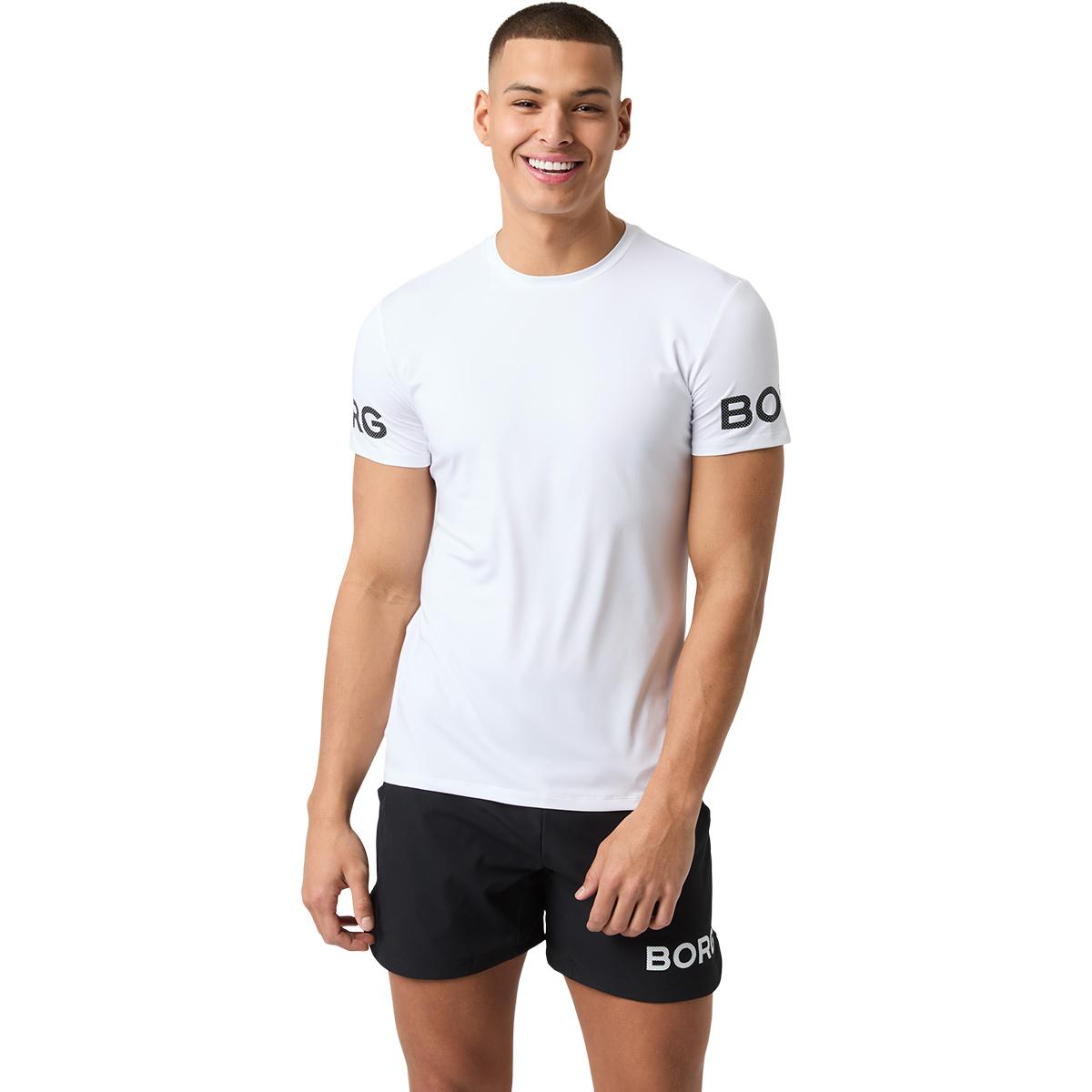 Björn Borg Borg Trenings T-skjorte Herre BRILLIANT WHITE