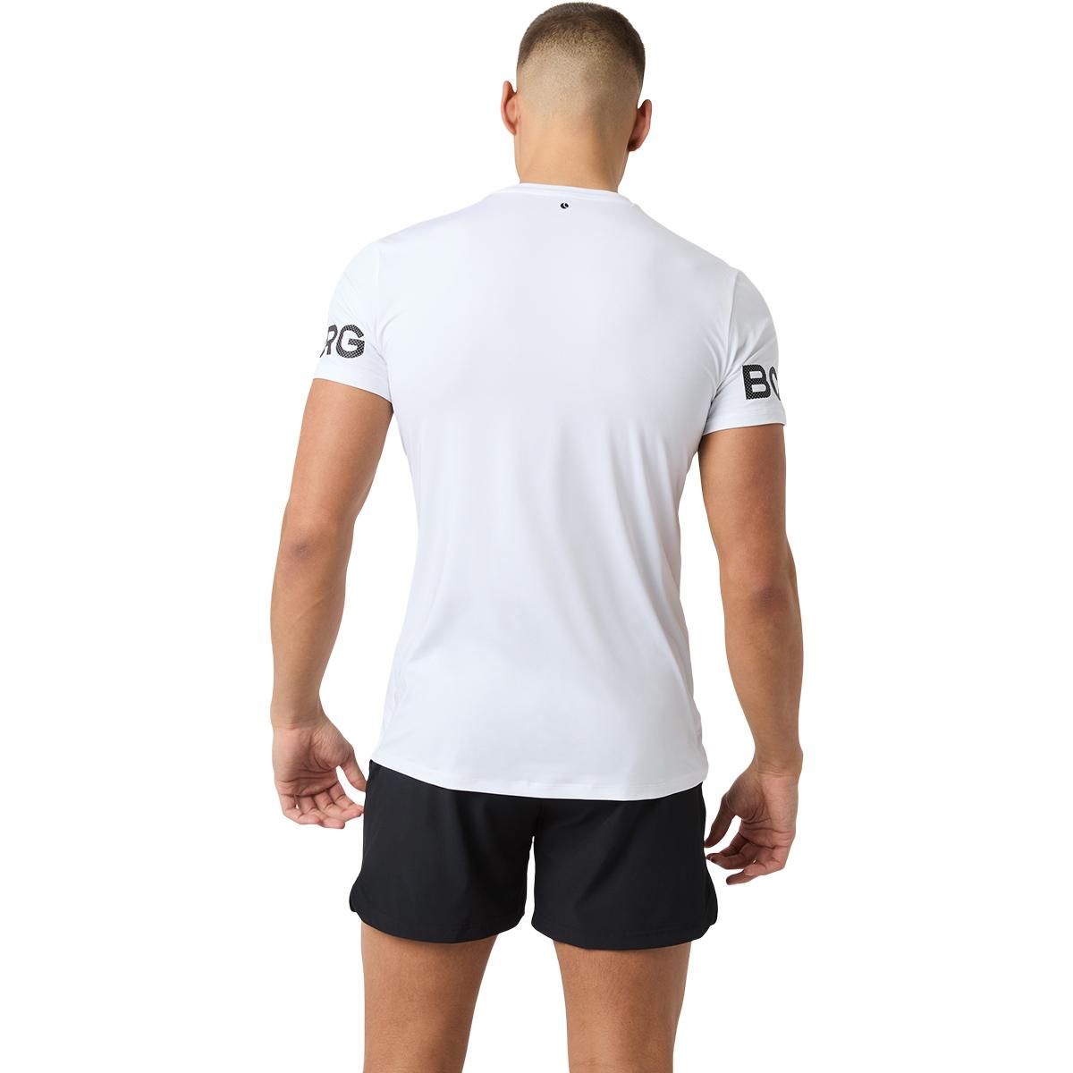 Björn Borg Borg Trenings T-skjorte Herre BRILLIANT WHITE
