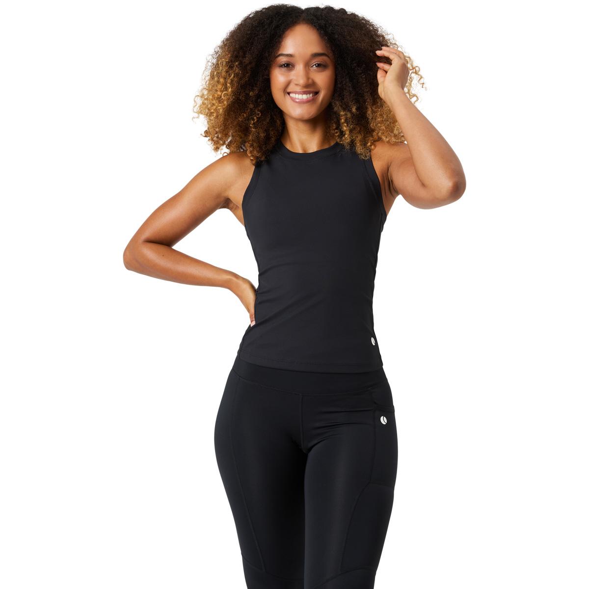 Björn Borg Ace Pocket Ribbed Tennistopp Dame Black Beauty