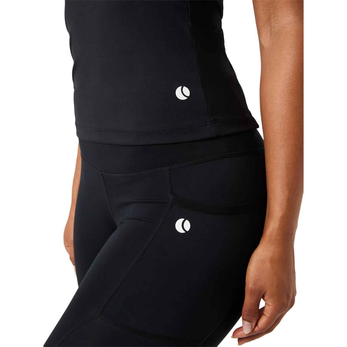 Björn Borg Ace Pocket Ribbed Tennistopp Dame Black Beauty