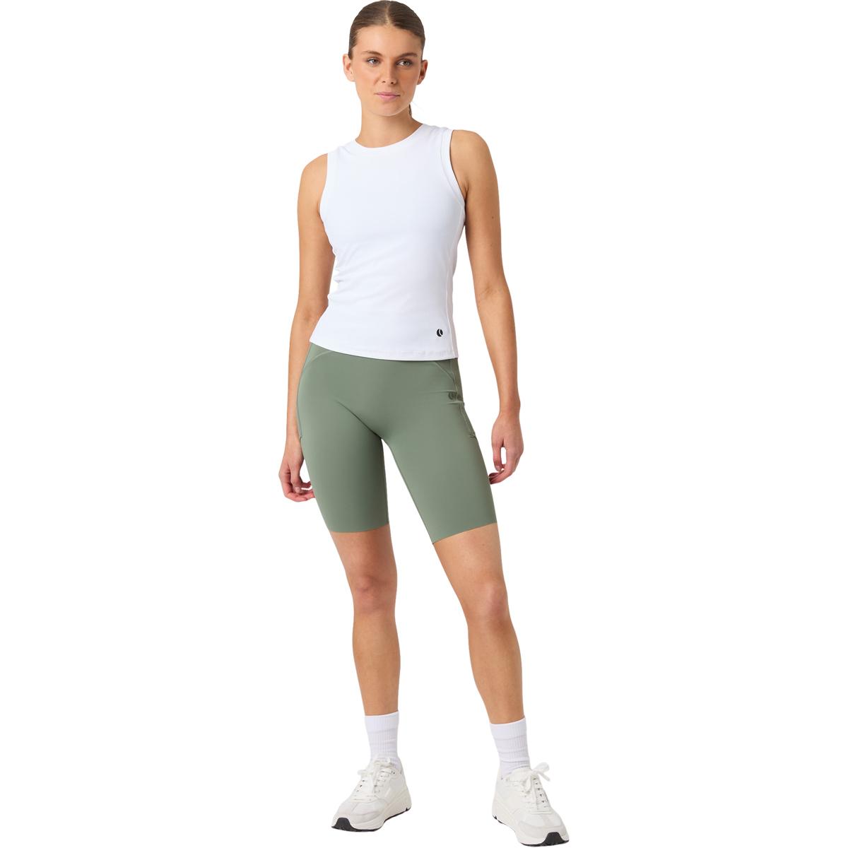 Björn Borg Ace Pocket Ribbed Tennistopp Dame BRILLIANT WHITE