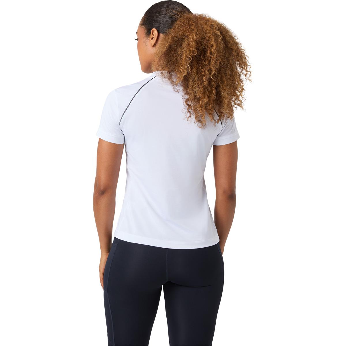 Björn Borg Ace Zip Tennis Polo T-skjorte Dame BRILLIANT WHITE