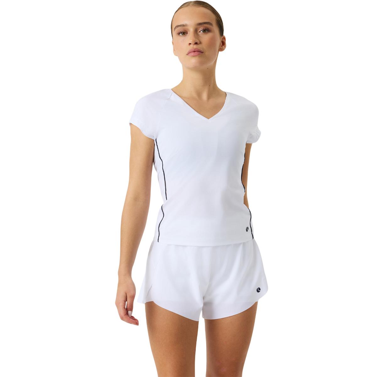 Björn Borg Ace V-neck Tennistopp Dame White