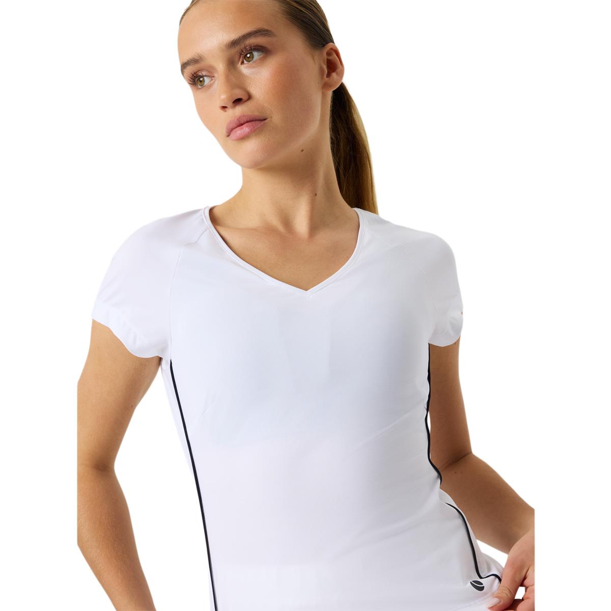 Björn Borg Ace V-neck Tennistopp Dame White