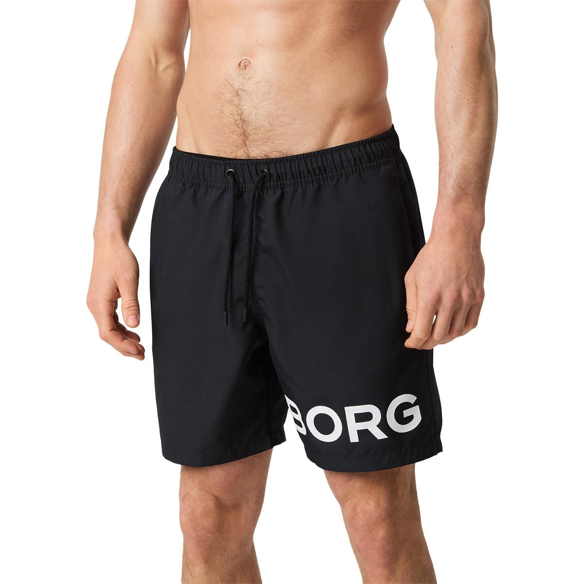 Björn Borg Borg Badeshorts Herre BLACK BEAUTY