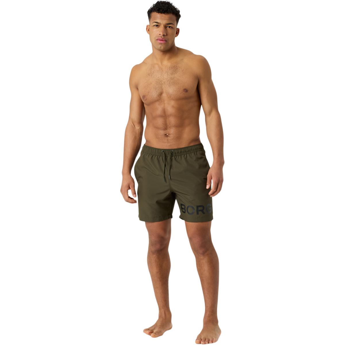 Björn Borg Borg Badeshorts Herre Green