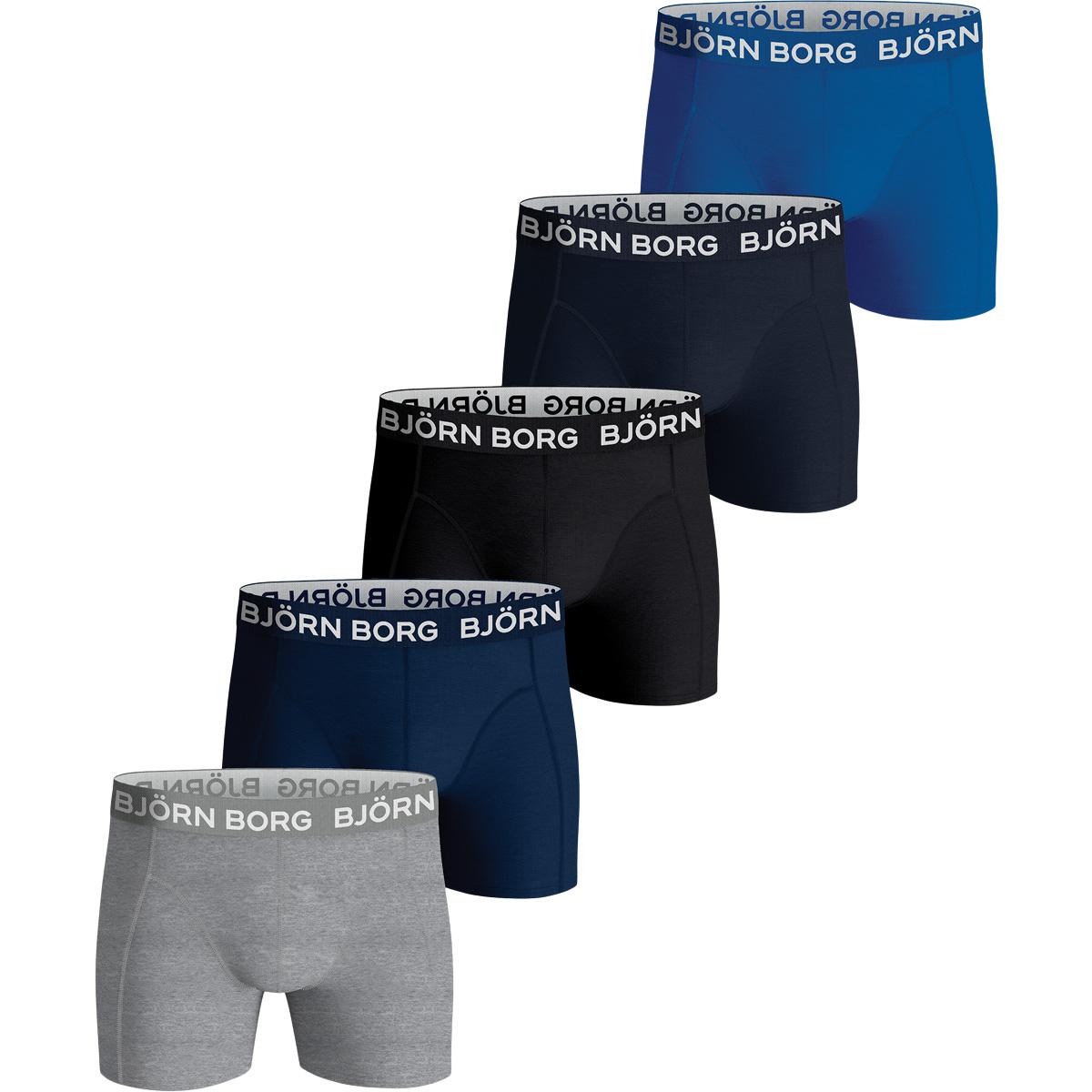 Björn Borg 5-Pack Cotton Stretch Boxershorts Børn Multi