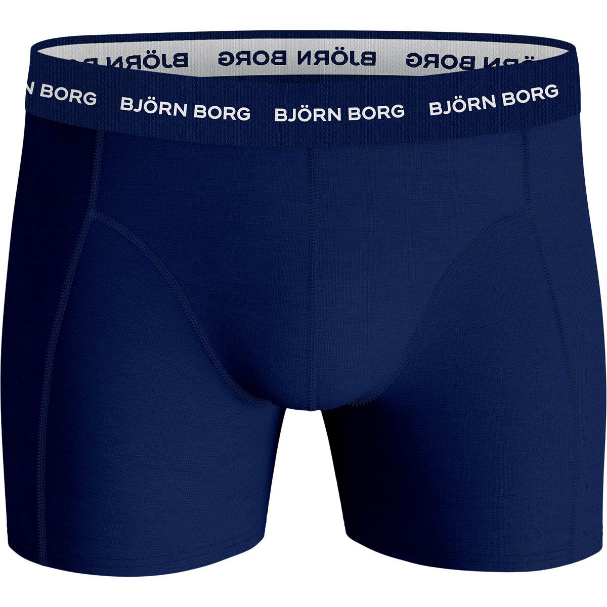 Björn Borg 3-Pack Cotton Stretch Boxershorts Herre Blue