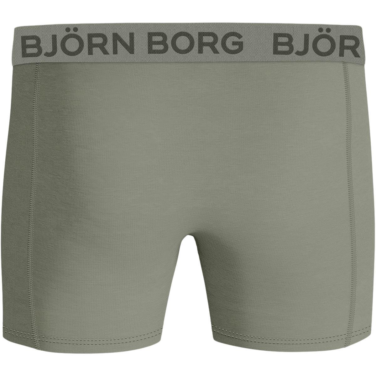 Björn Borg 3-Pack Cotton Stretch Boxershorts Herre Green