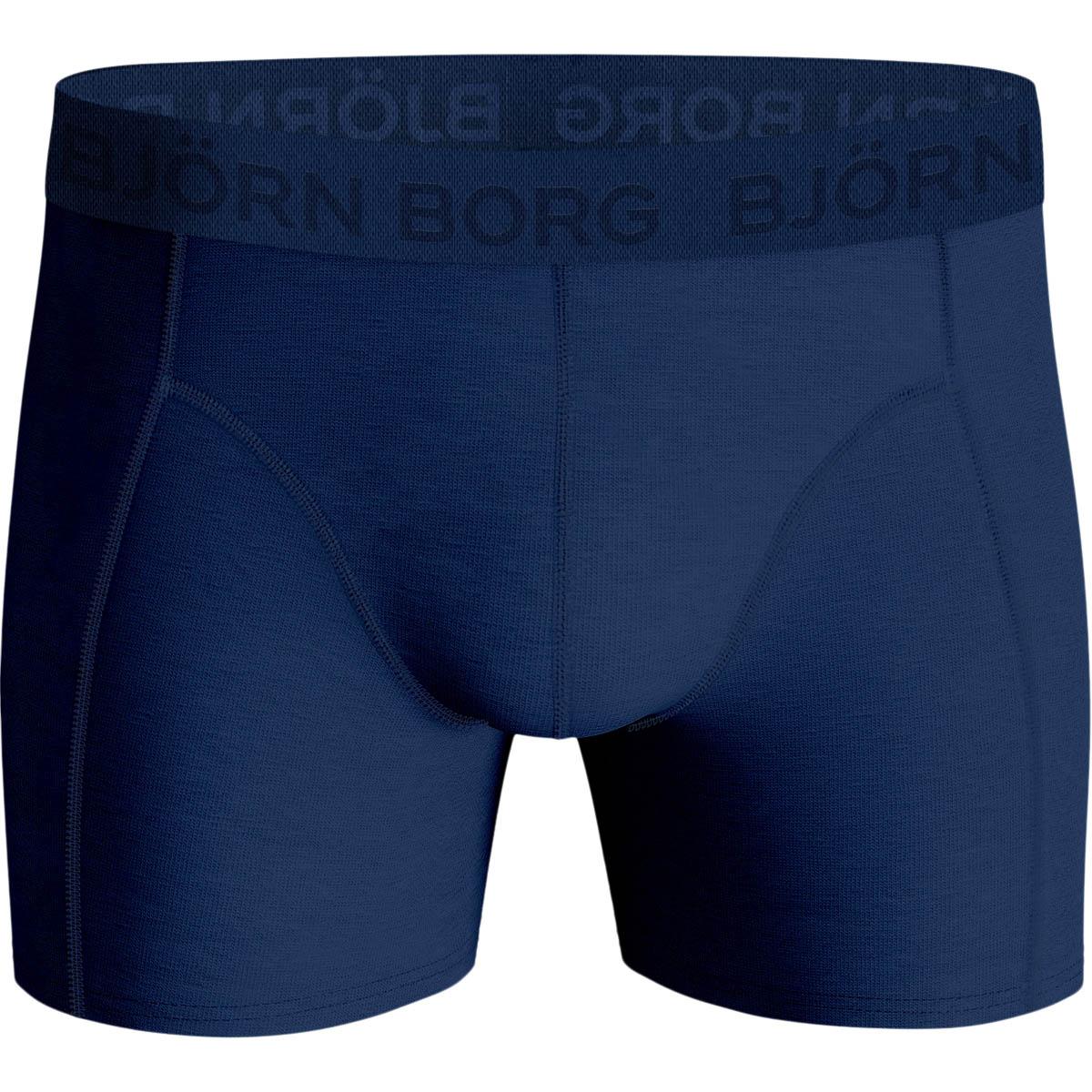 Björn Borg 3-Pack Cotton Stretch Boxershorts Herre Blue