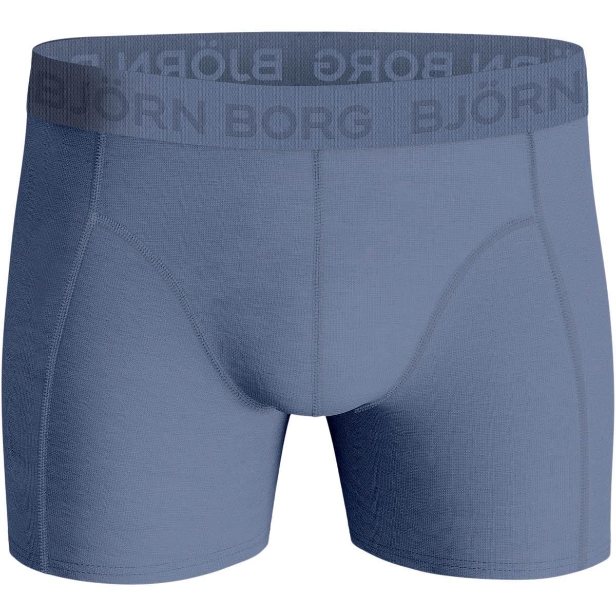 Björn Borg 3-Pack Cotton Stretch Boxershorts Herre Blue