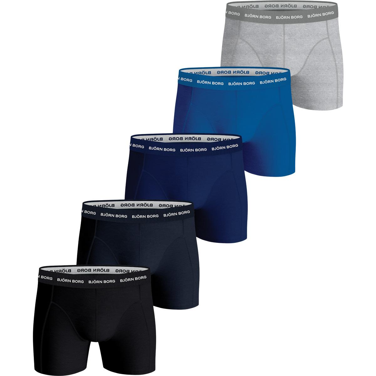 Björn Borg 5-Pack Cotton Stretch Boxershorts Herre Multi