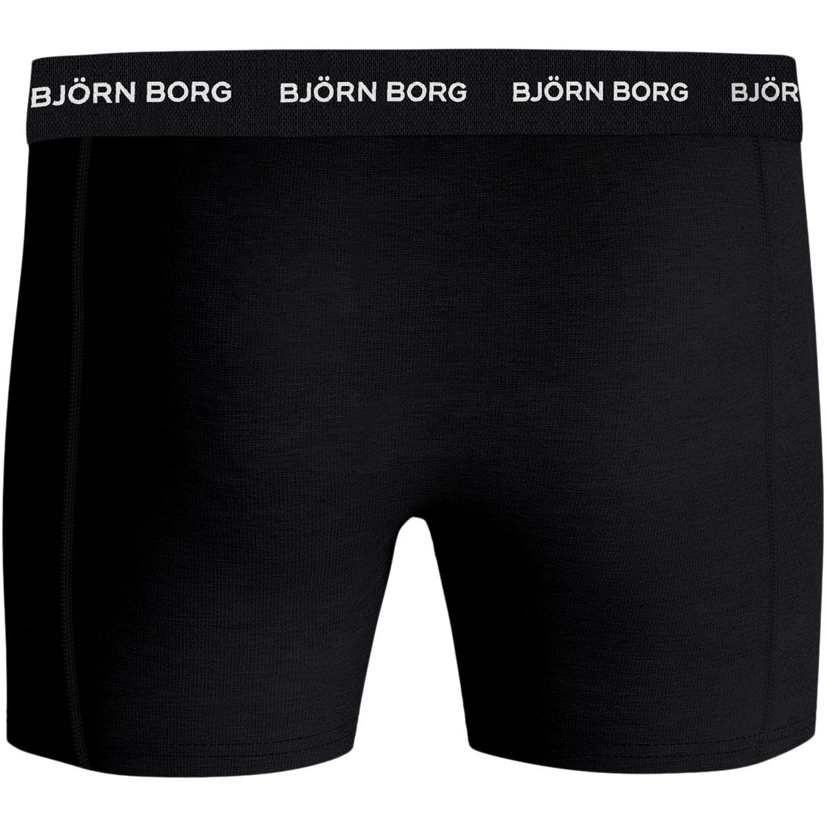 Björn Borg 5-Pack Cotton Stretch Boxershorts Herre Black