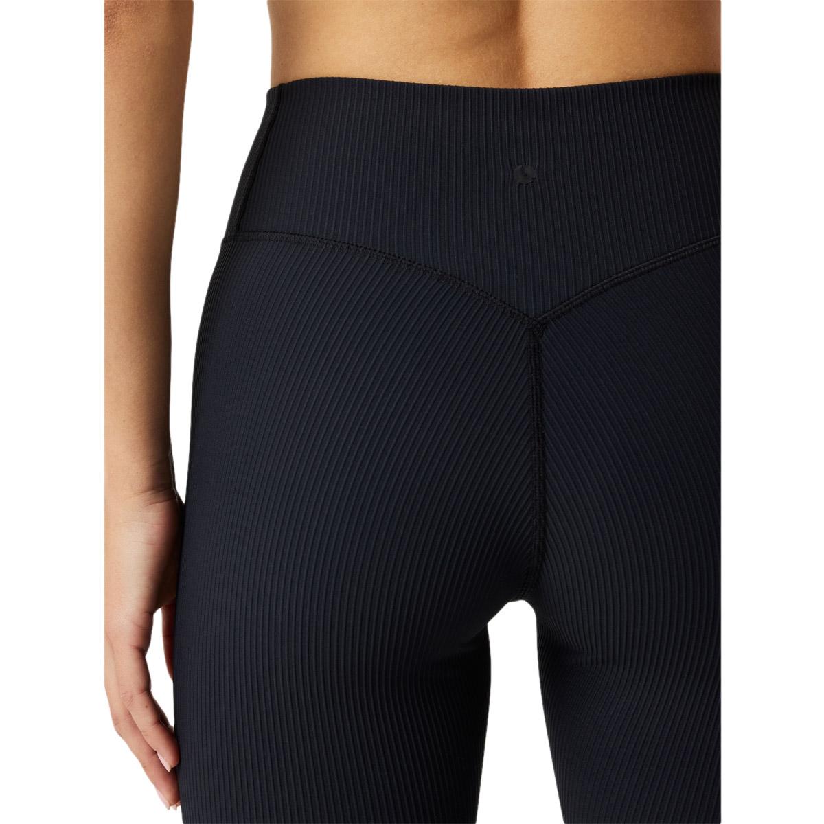 Björn Borg Studio Ribbed Treningstights Dame BLACK BEAUTY