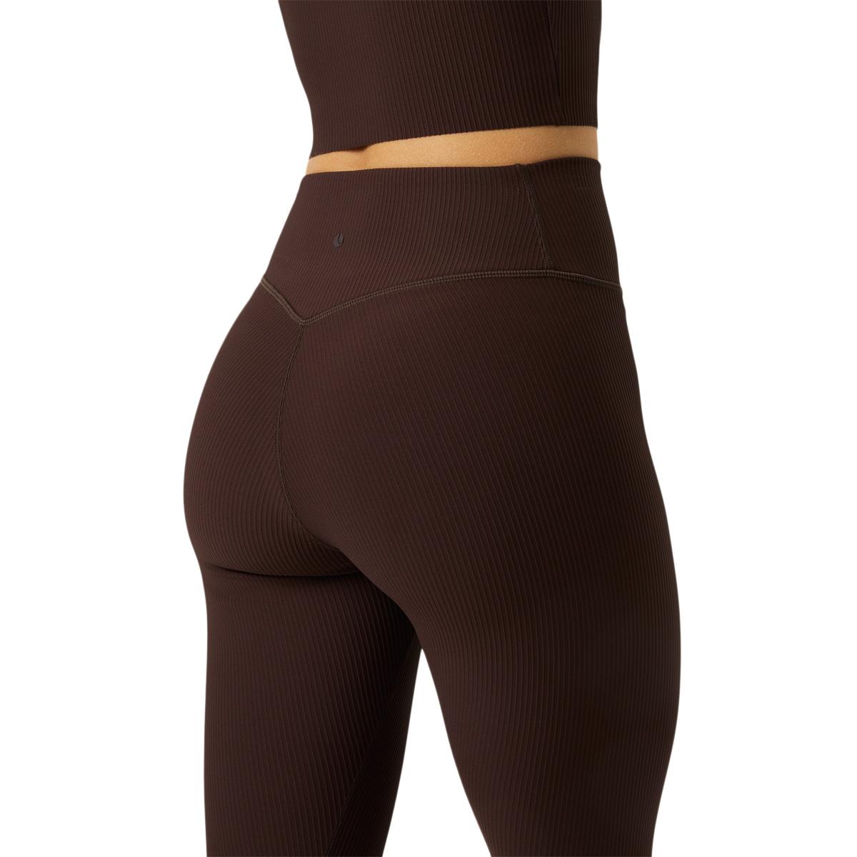 Björn Borg Studio Ribbed Træningstights Dame COFFEE BEAN