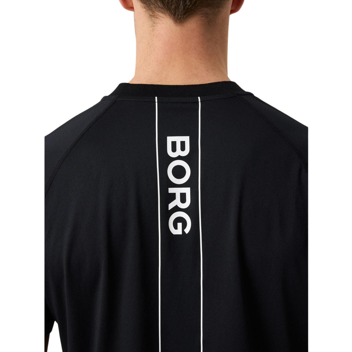 Björn Borg Ace Sports Tennis Polo T-skjorte Herre Black