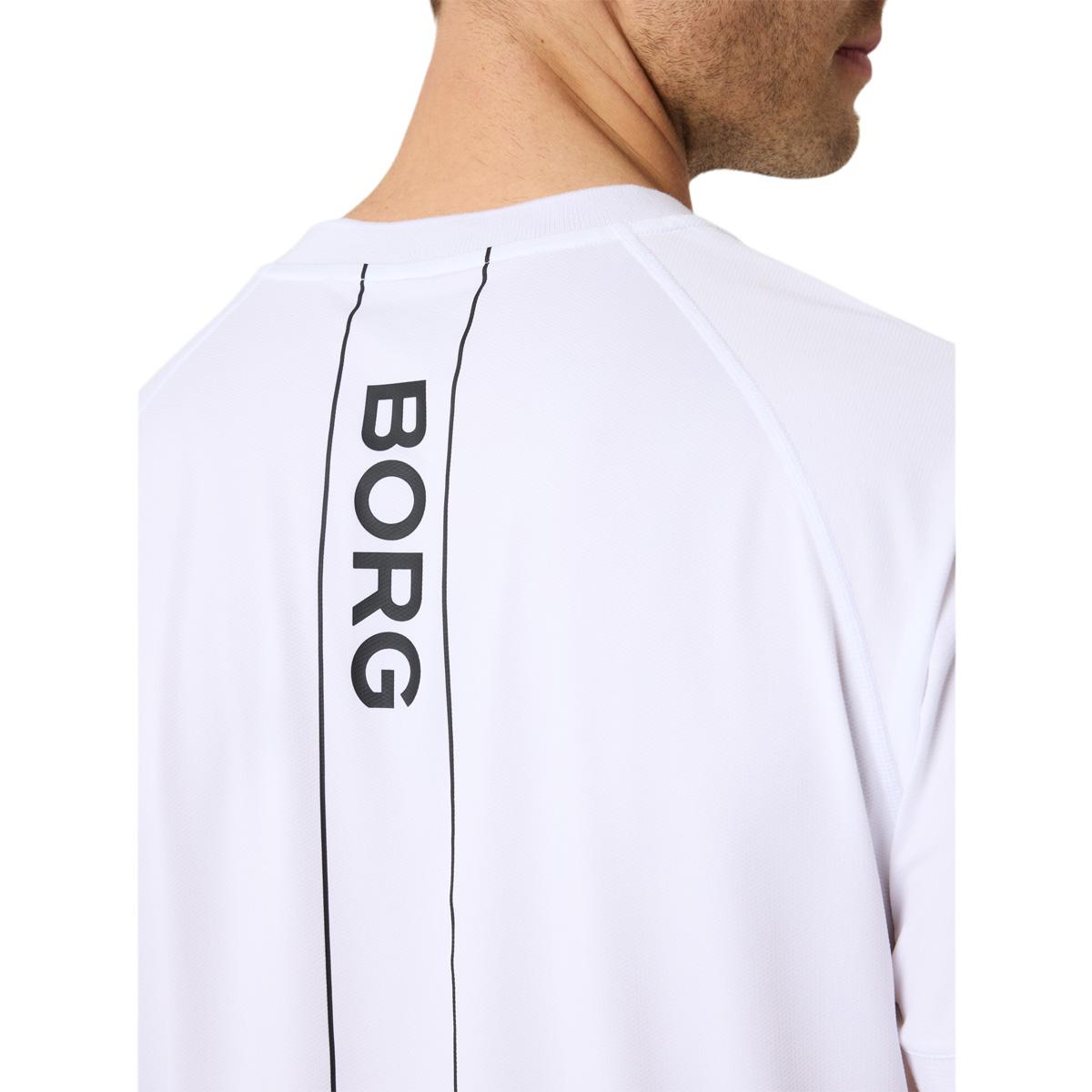 Björn Borg Ace Sports Tennis Polo T-skjorte Herre White