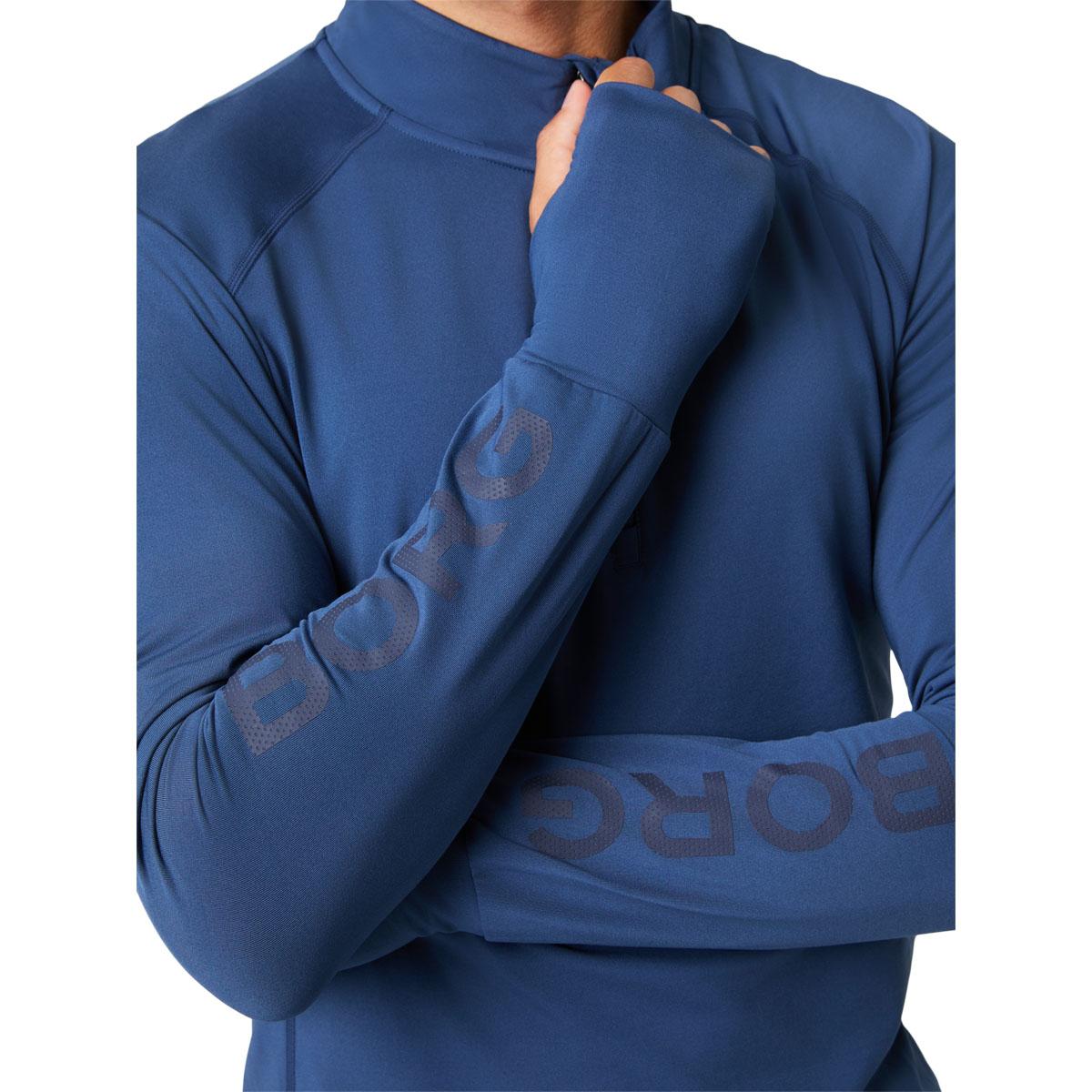 Björn Borg Borg Half Zip Midlayer Trøye Herre Blue