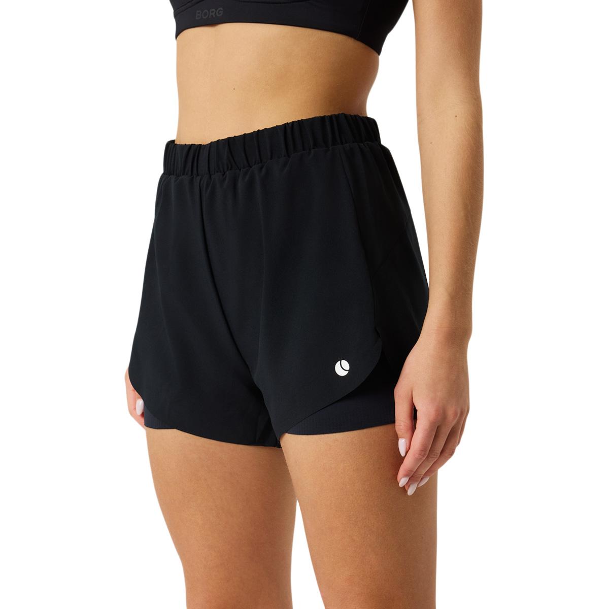Björn Borg Ace 2in1 Tennisshorts Dame Black