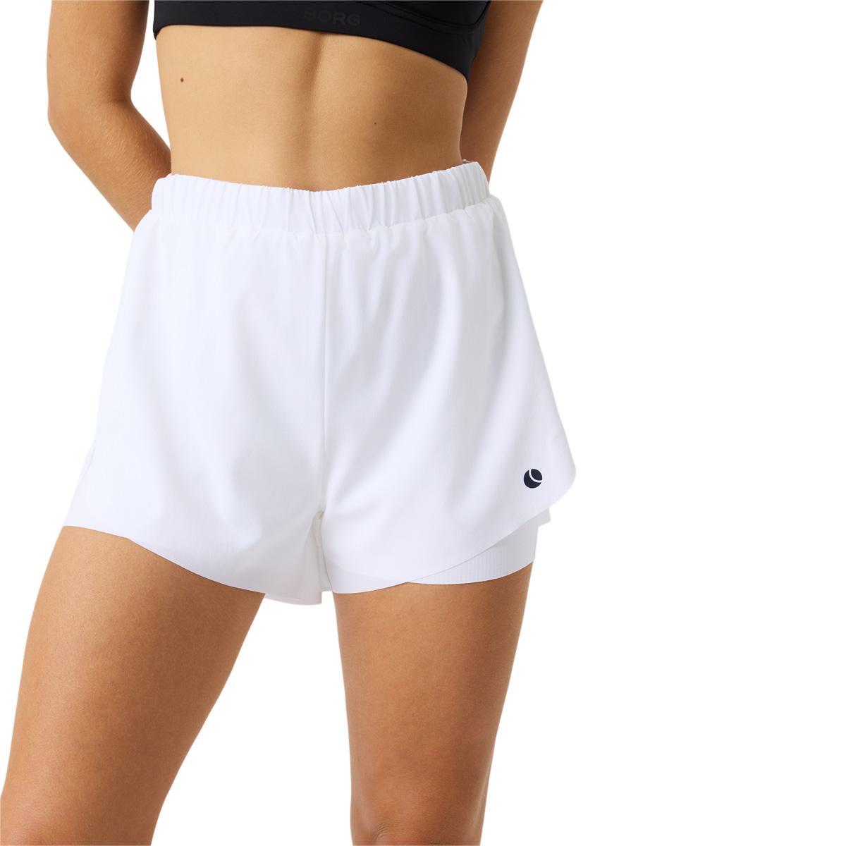 Björn Borg Ace 2in1 Tennisshorts Dame White