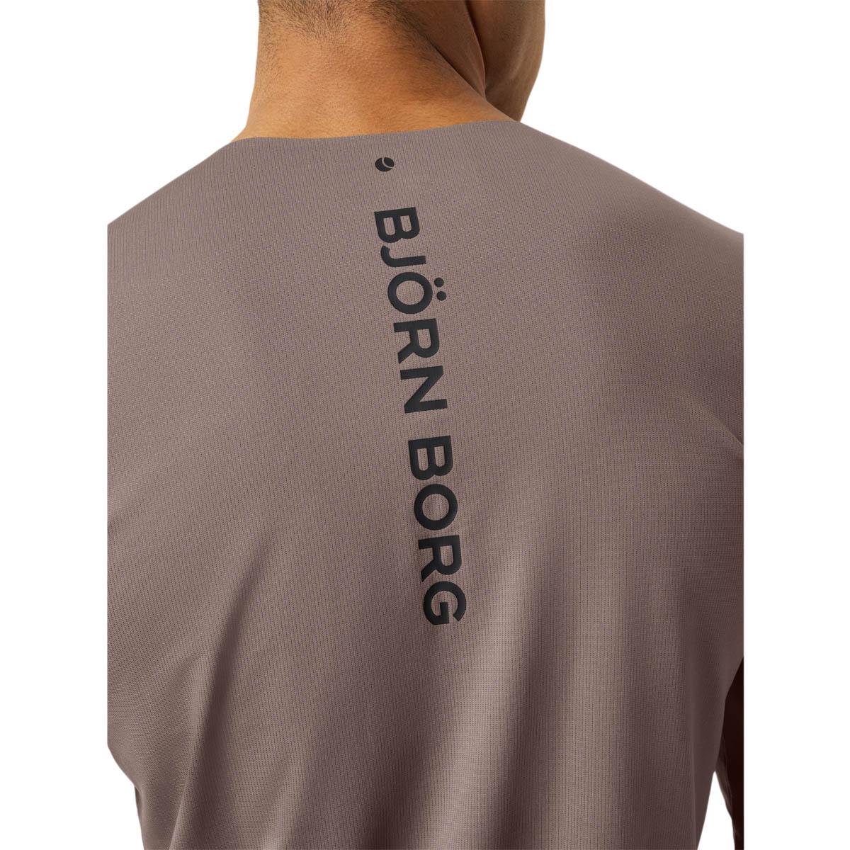 Björn Borg Borg Feather Langærmet Løbe T-shirt Herre Brown