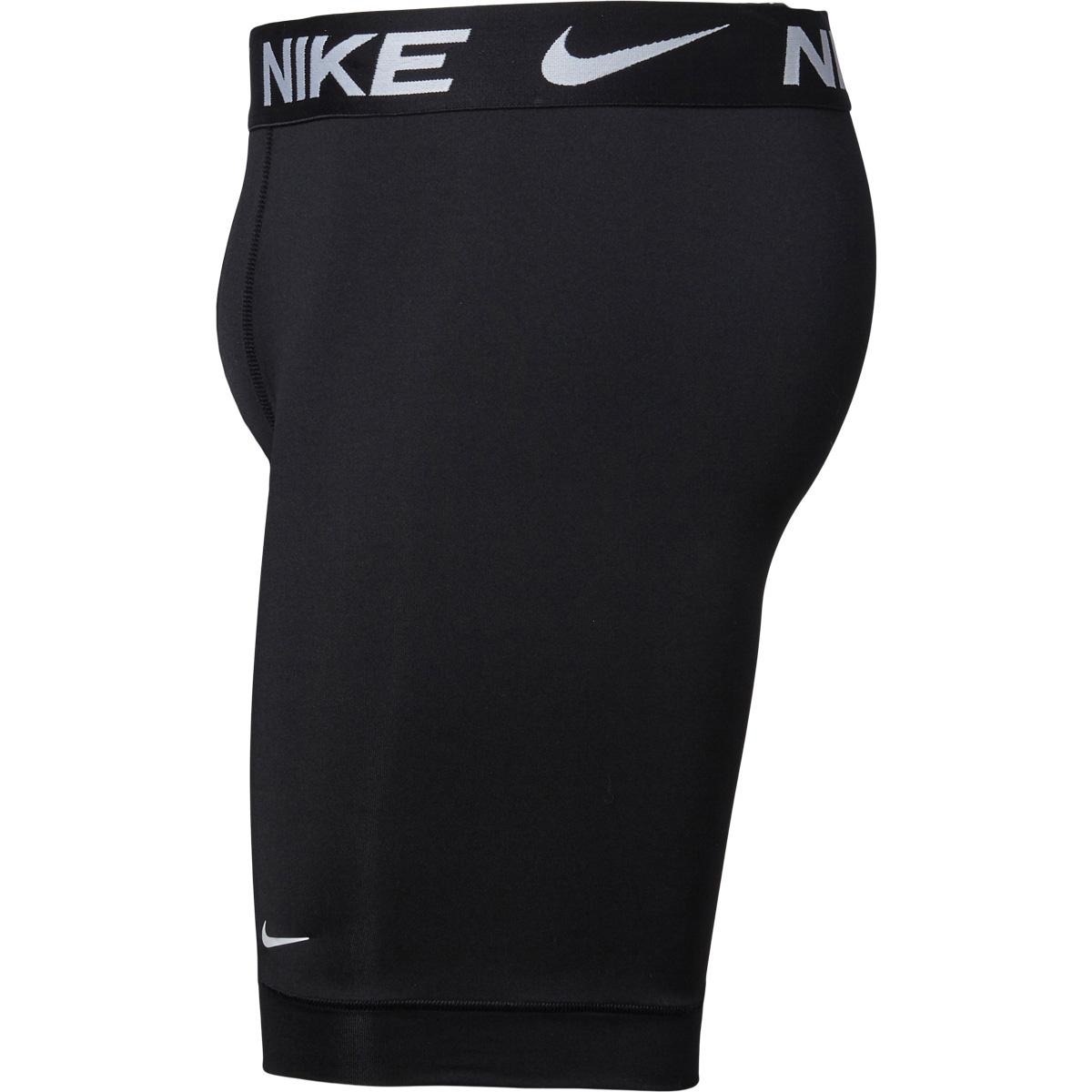 Nike Dri-FIT Essential Micro Long 3-Pack Løbeboxershorts Herre BLACK/BLACK/BLACK