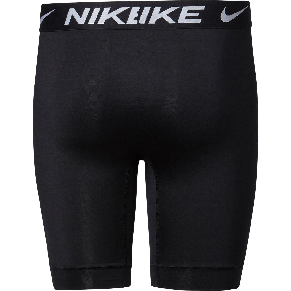 Nike Dri-FIT Essential Micro Long 3-Pack Løbeboxershorts Herre BLACK/BLACK/BLACK