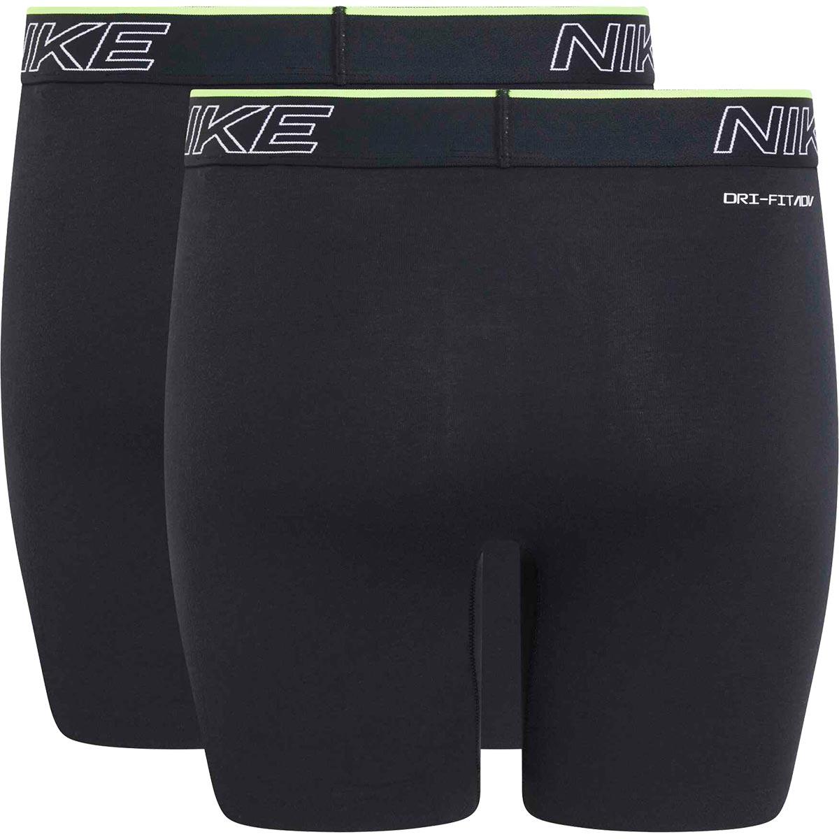 Nike Dri-FIT 2-Pack Underbukser Herre BLACK/BLACK