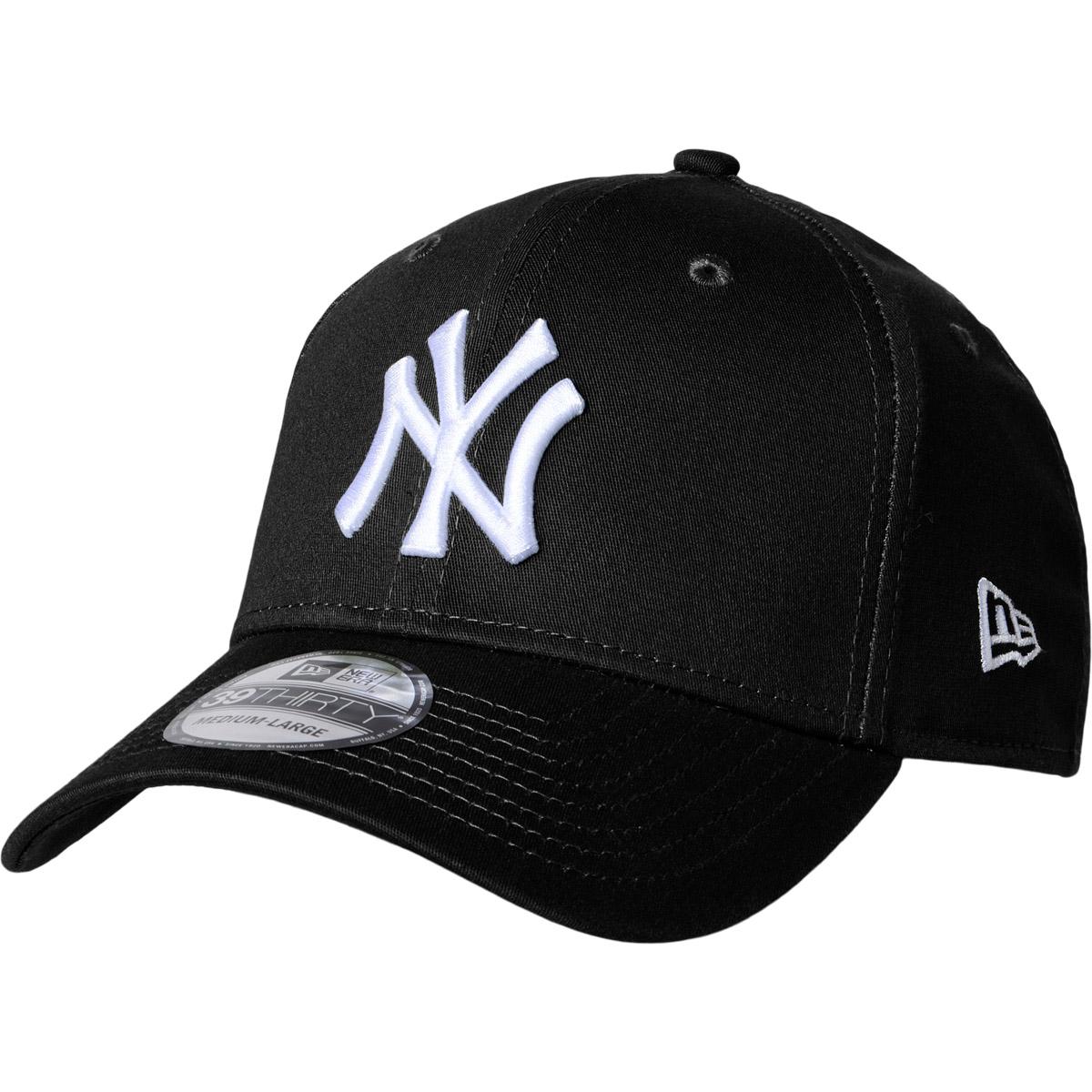 New Era 39THIRTY League Essential New York Yankees Cap Black/White