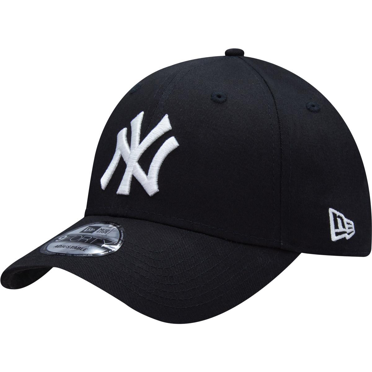 New Era 9FORTY League Basic New York Yankees Strapback Cap BLACK/WHITE