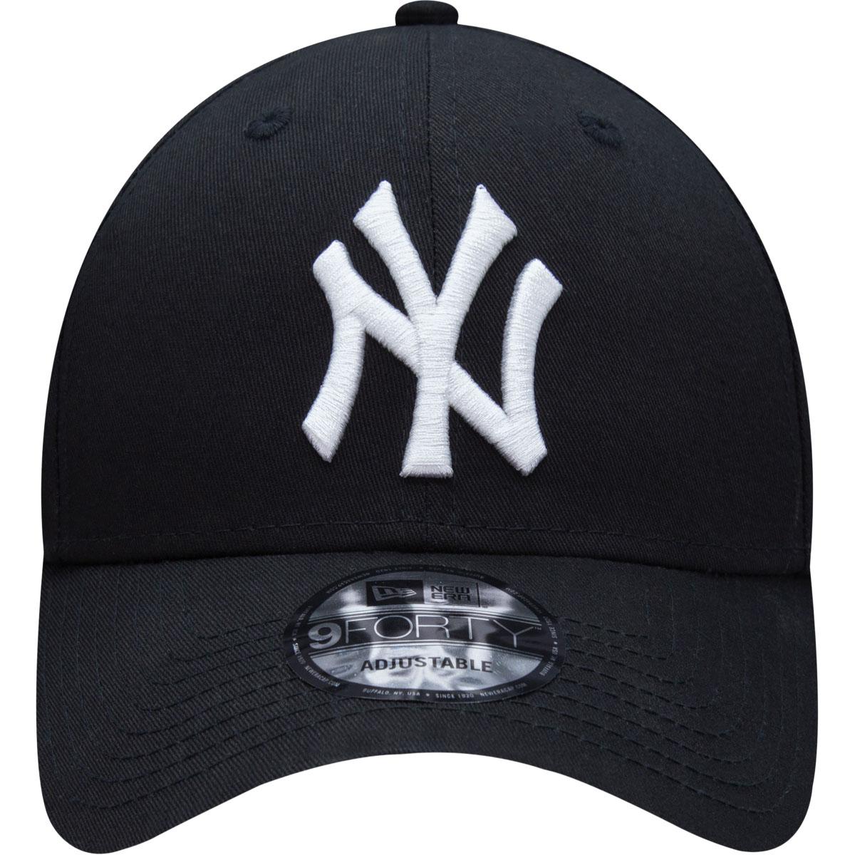 New Era 9FORTY League Basic New York Yankees Strapback Cap BLACK/WHITE