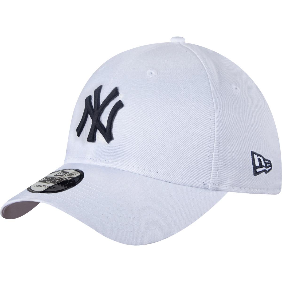 New Era 9FORTY League Basic New York Yankees Strapback Cap White