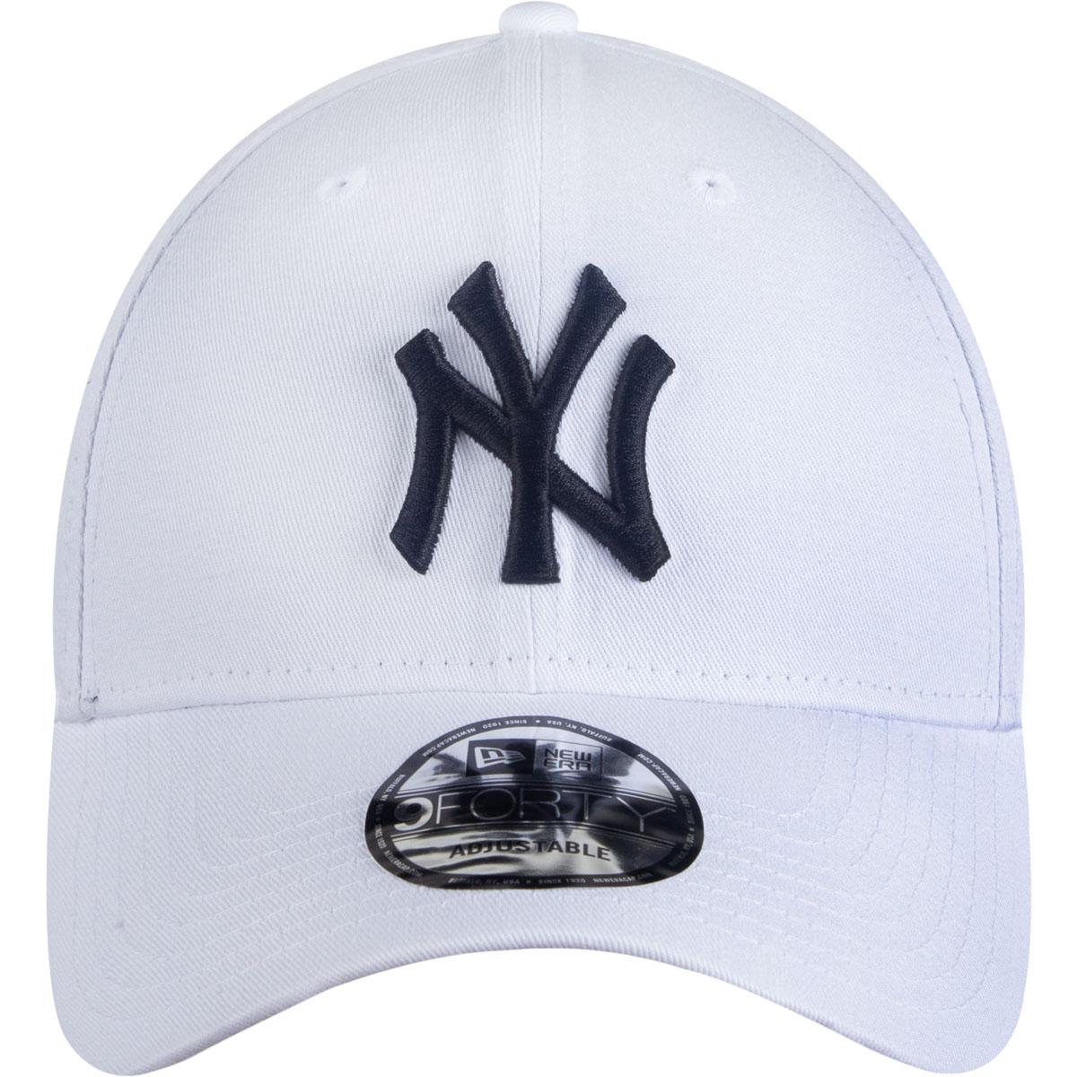 New Era 9FORTY League Basic New York Yankees Strapback Cap White
