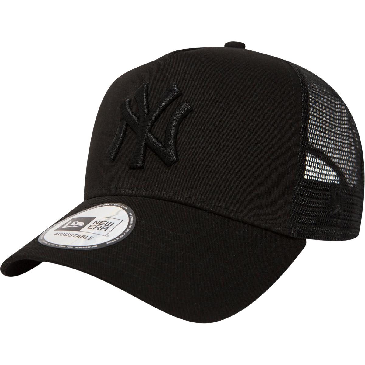 New Era New York Yankees Clean Trucker Snapback Cap Black