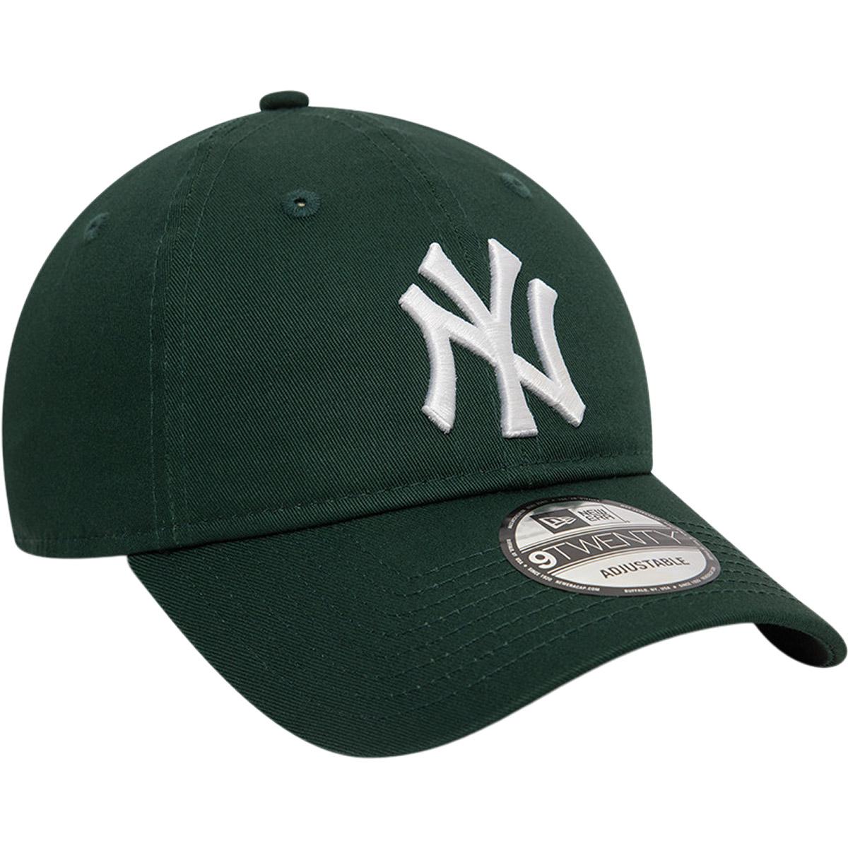 New Era 9TWENTY League Essential New York Yankees Strapback Cap DARK GREEN