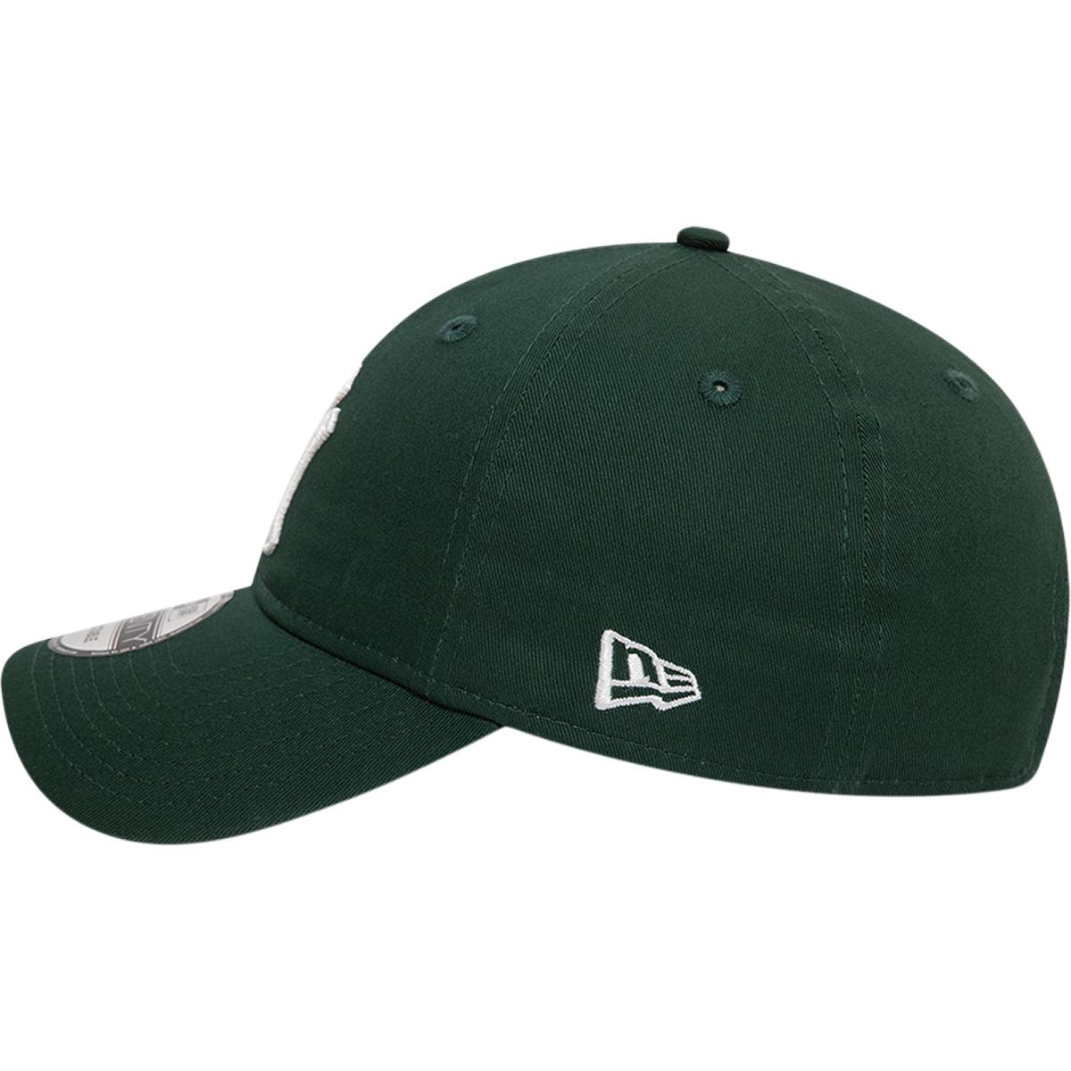 New Era 9TWENTY League Essential New York Yankees Strapback Cap DARK GREEN