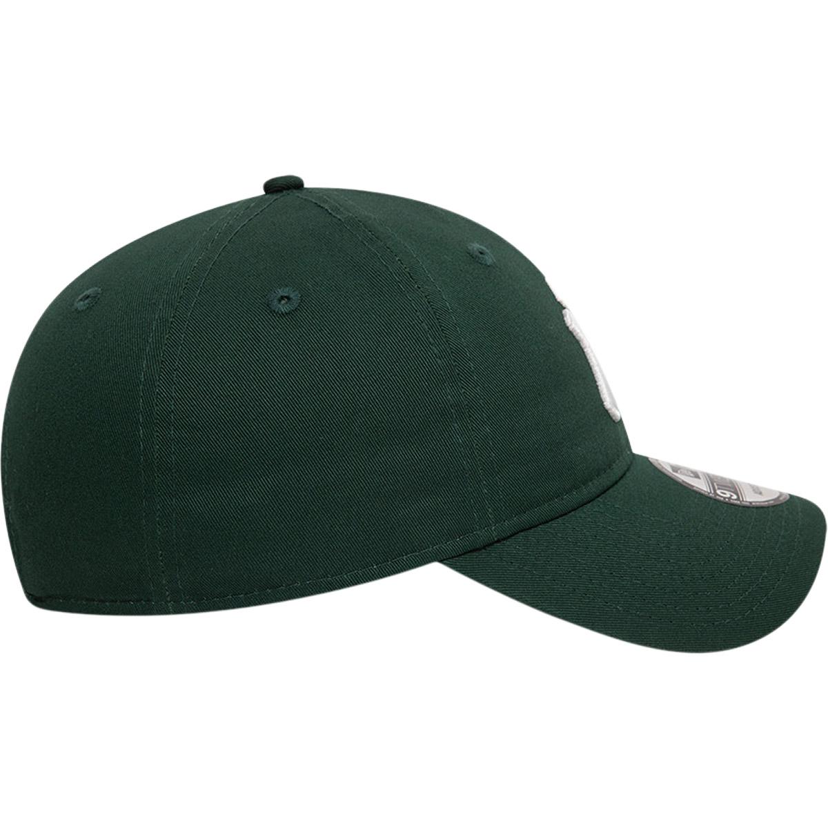 New Era 9TWENTY League Essential New York Yankees Strapback Cap DARK GREEN