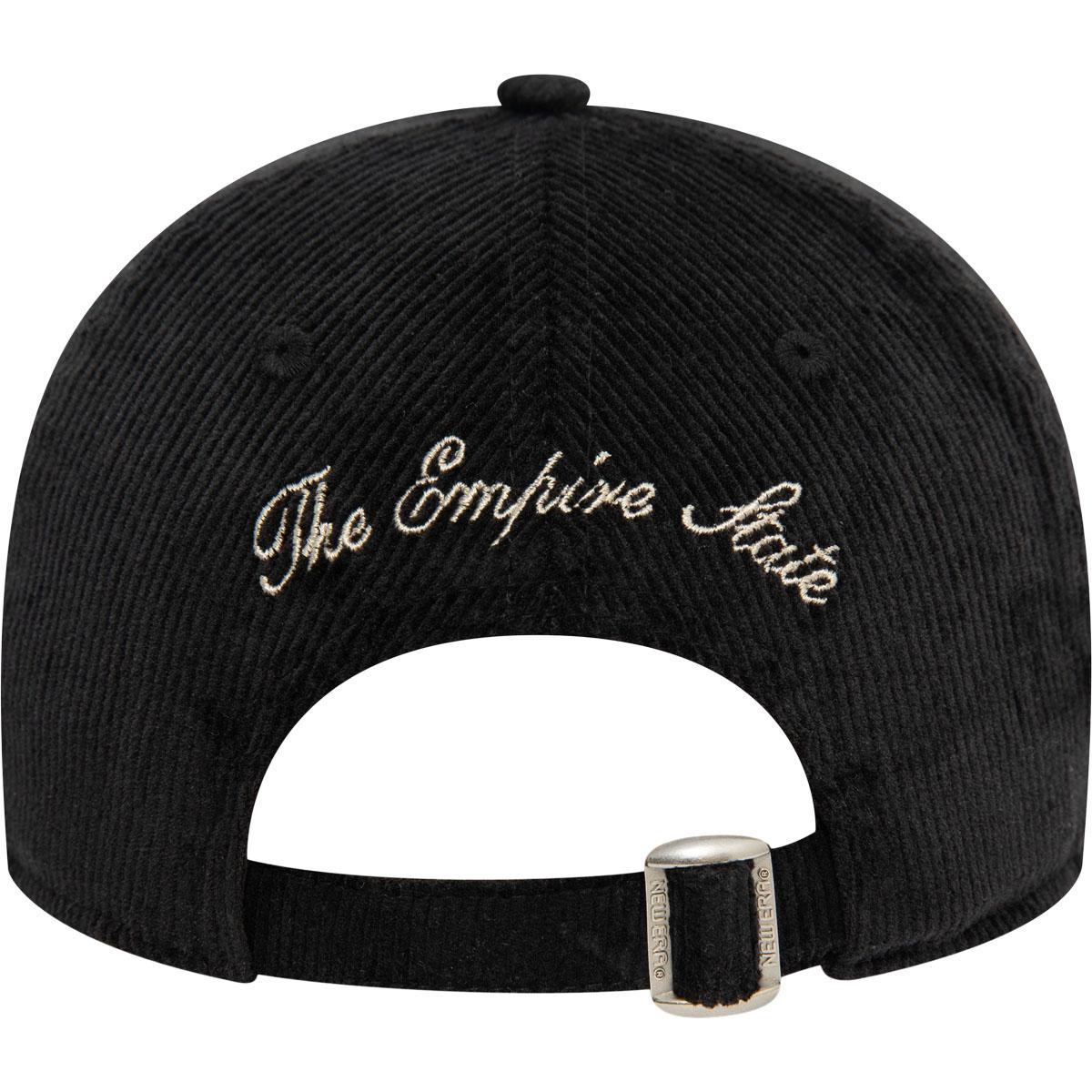 New Era 9TWENTY Cord Strapback Cap Black