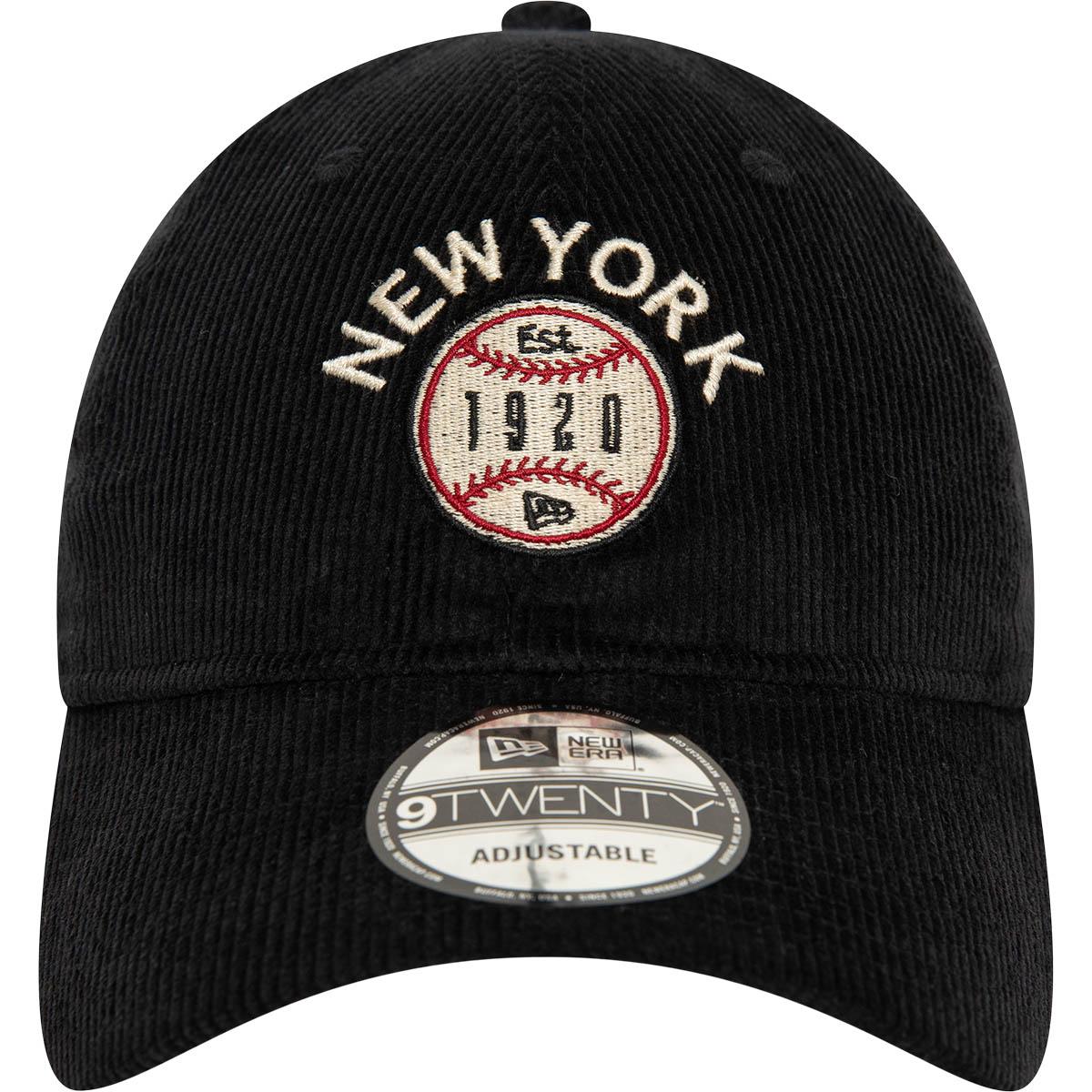 New Era 9TWENTY Cord Strapback Cap Black