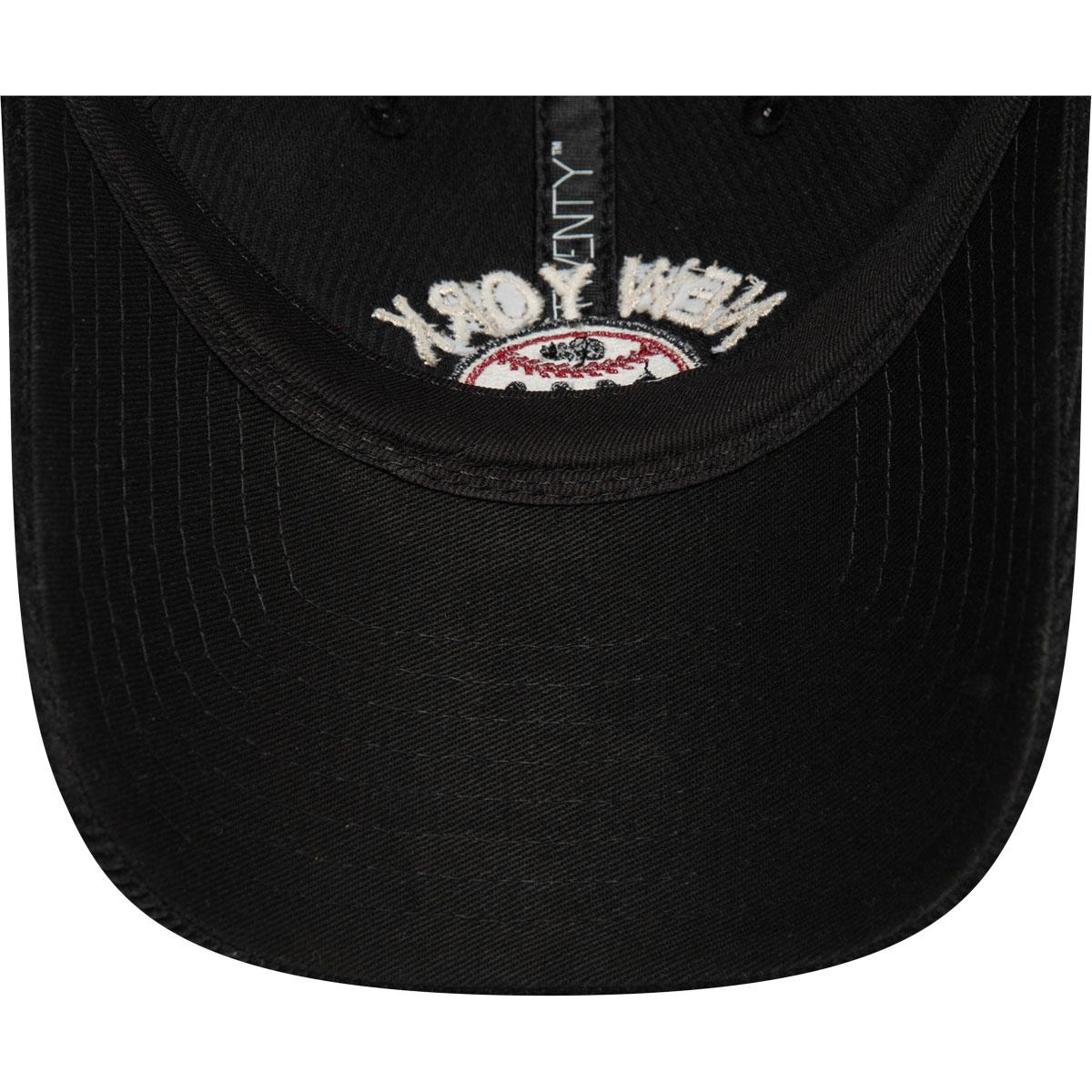 New Era 9TWENTY Cord Strapback Cap Black