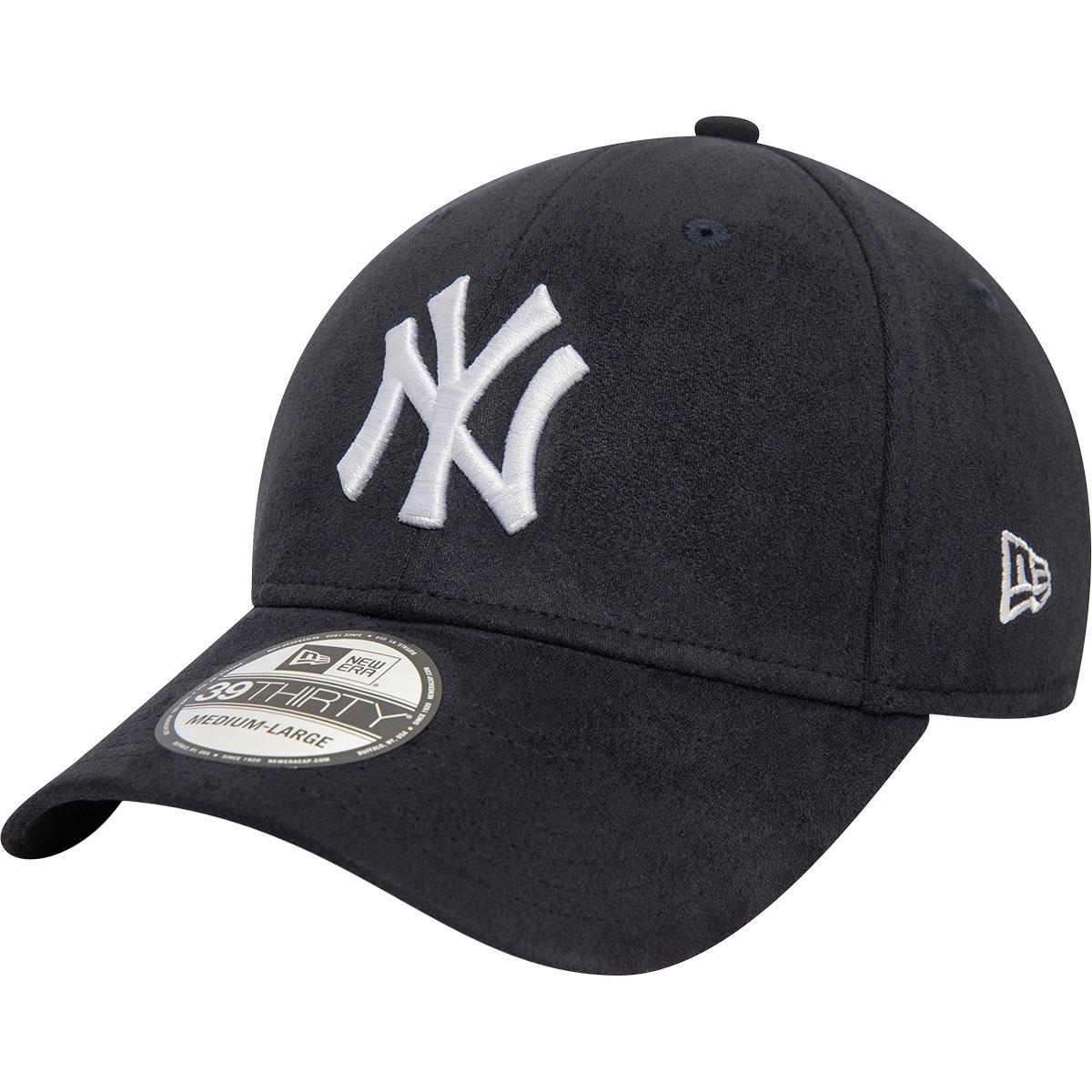 New Era 39THIRTY Los Angeles Dodgers Faux Suede Cap Navy