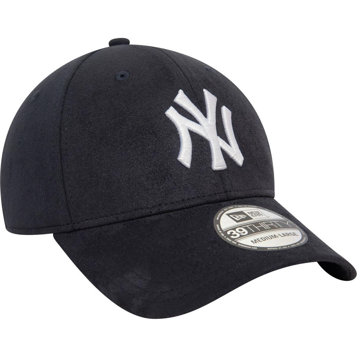 New Era 39THIRTY Los Angeles Dodgers Faux Suede Cap Navy