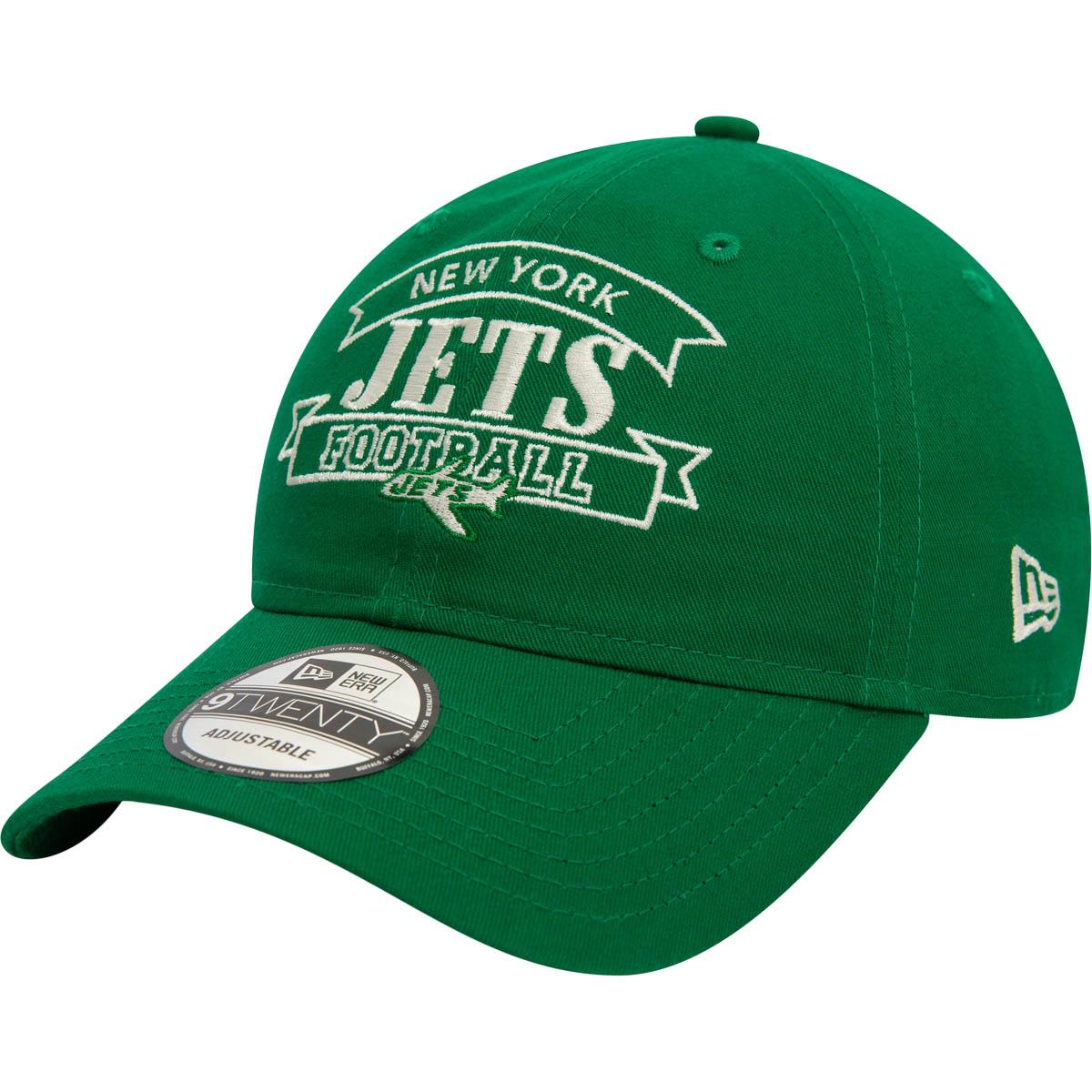 New Era 9TWENTY Retro NFL New York Jets Strapback Cap DARK GREEN