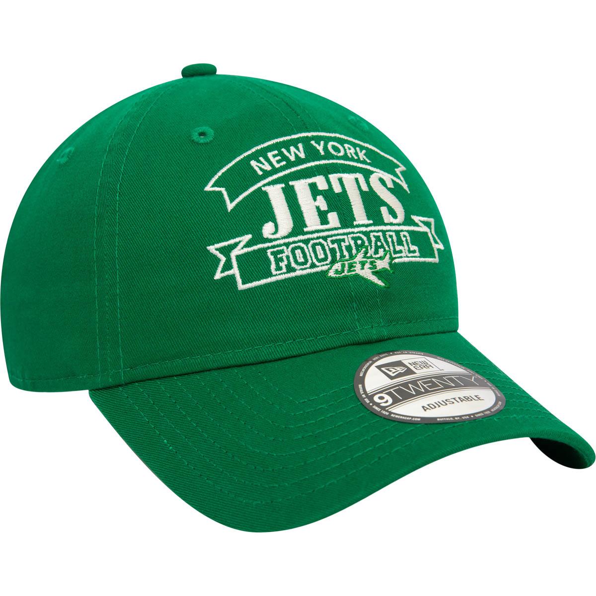 New Era 9TWENTY Retro NFL New York Jets Strapback Cap DARK GREEN