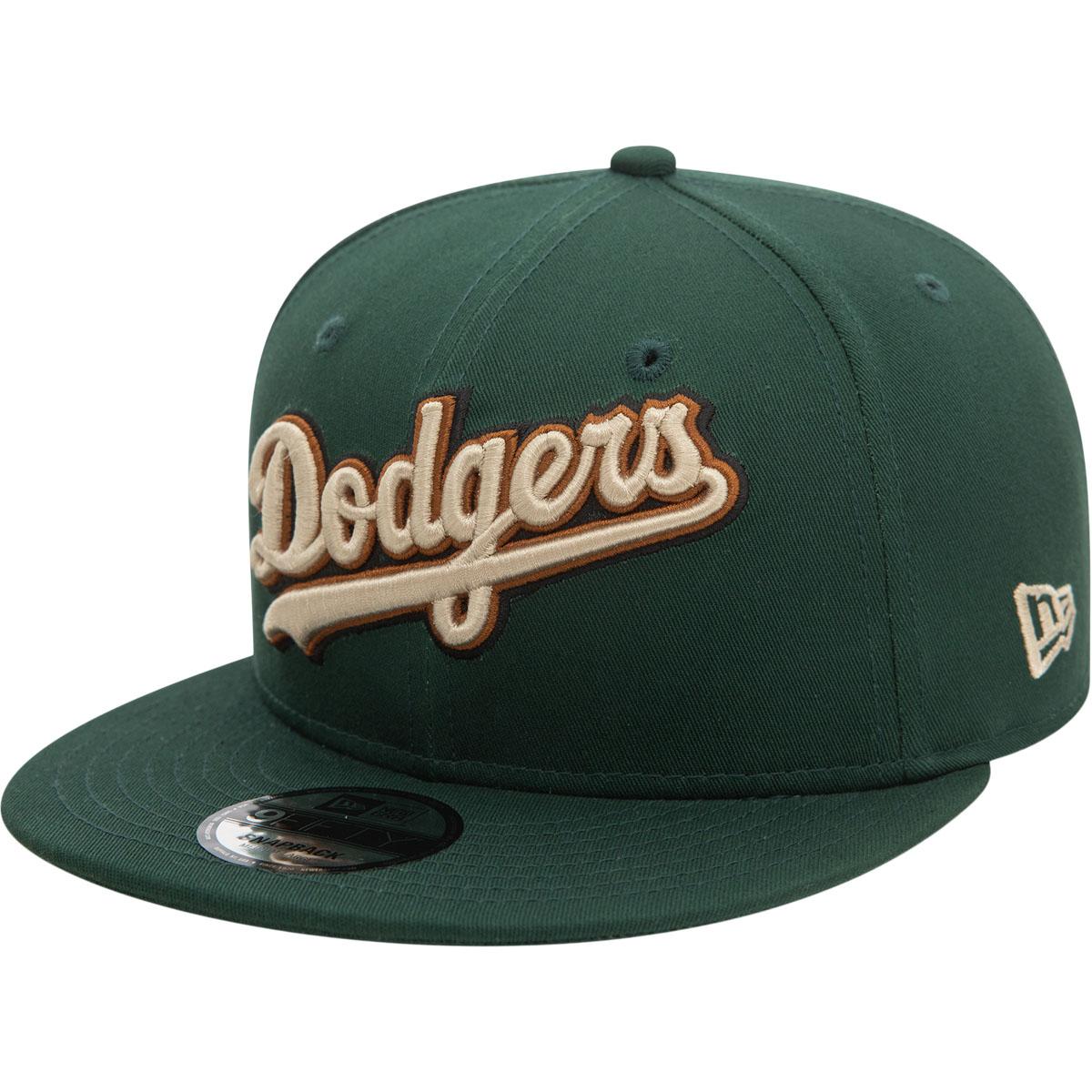 New Era 9FIFTY Wordmark Patch Los Angeles Dodgers Snapback Cap Green