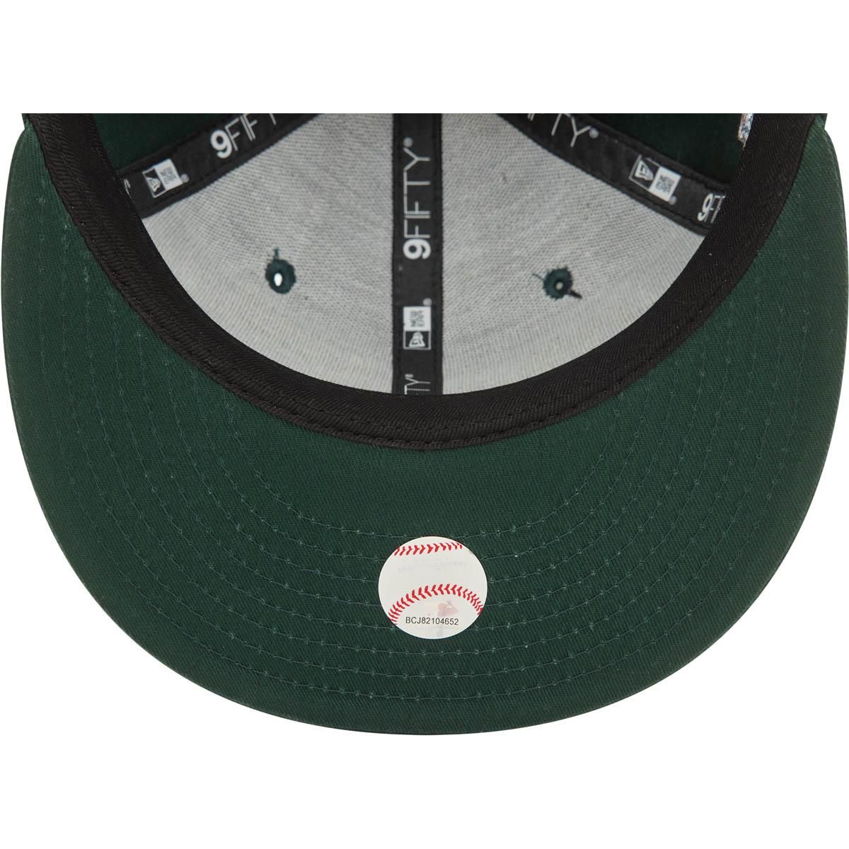 New Era 9FIFTY Wordmark Patch Los Angeles Dodgers Snapback Cap Green
