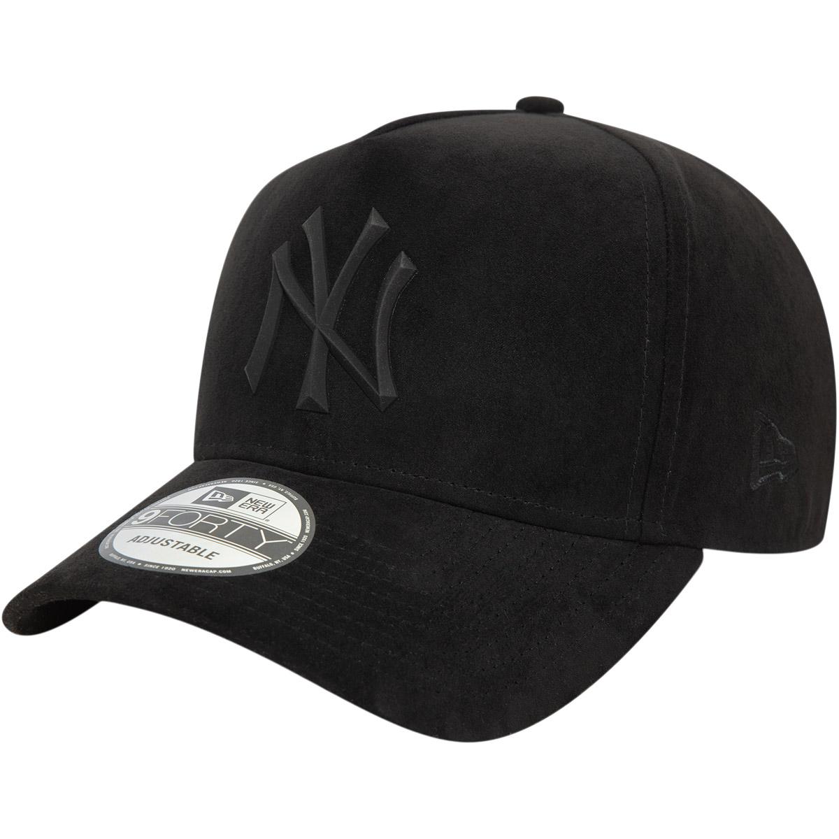 New Era 9FORTY Faux Suede Eframe New York Yankees Snapback Cap Balck