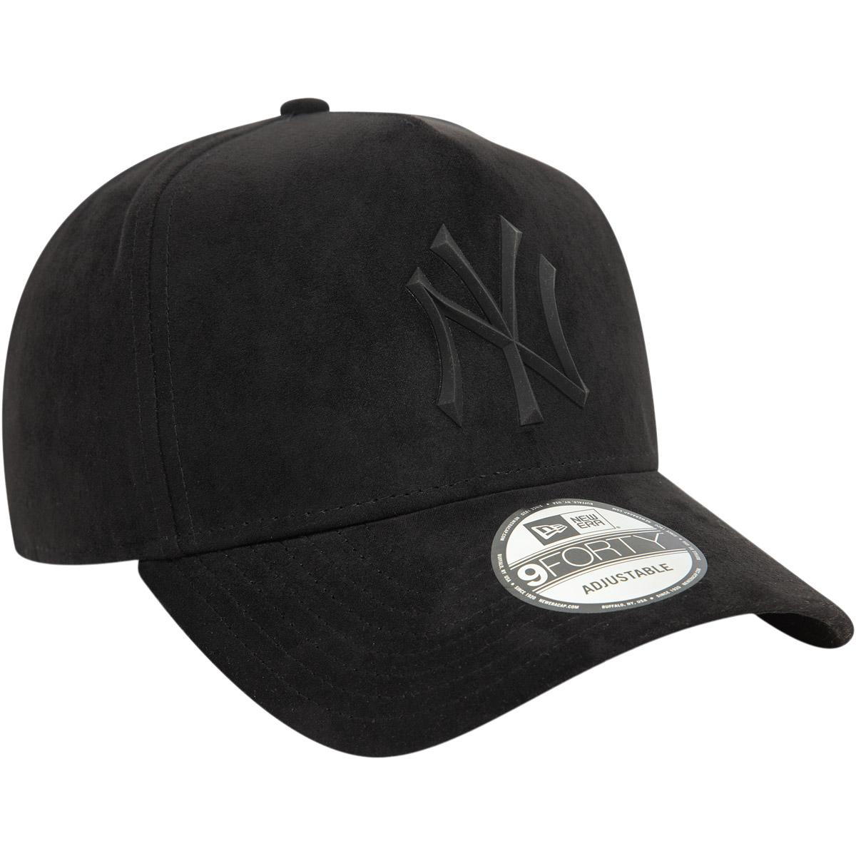 New Era 9FORTY Faux Suede Eframe New York Yankees Snapback Cap Balck