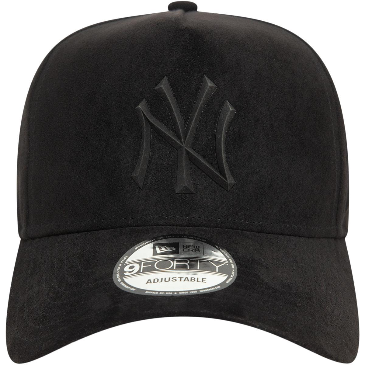 New Era 9FORTY Faux Suede Eframe New York Yankees Snapback Cap Balck